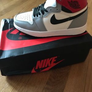 Air Jordan retro 1 og high smoke grey size 7.5